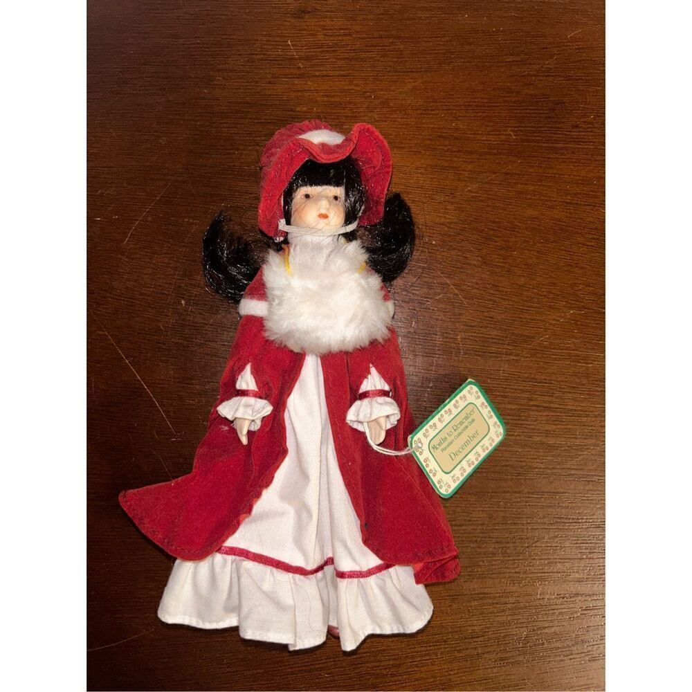 Vintage Russ months to remember porcelain December doll